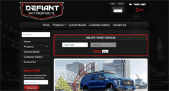 Desktop Screenshot of defiantmotorsports.com